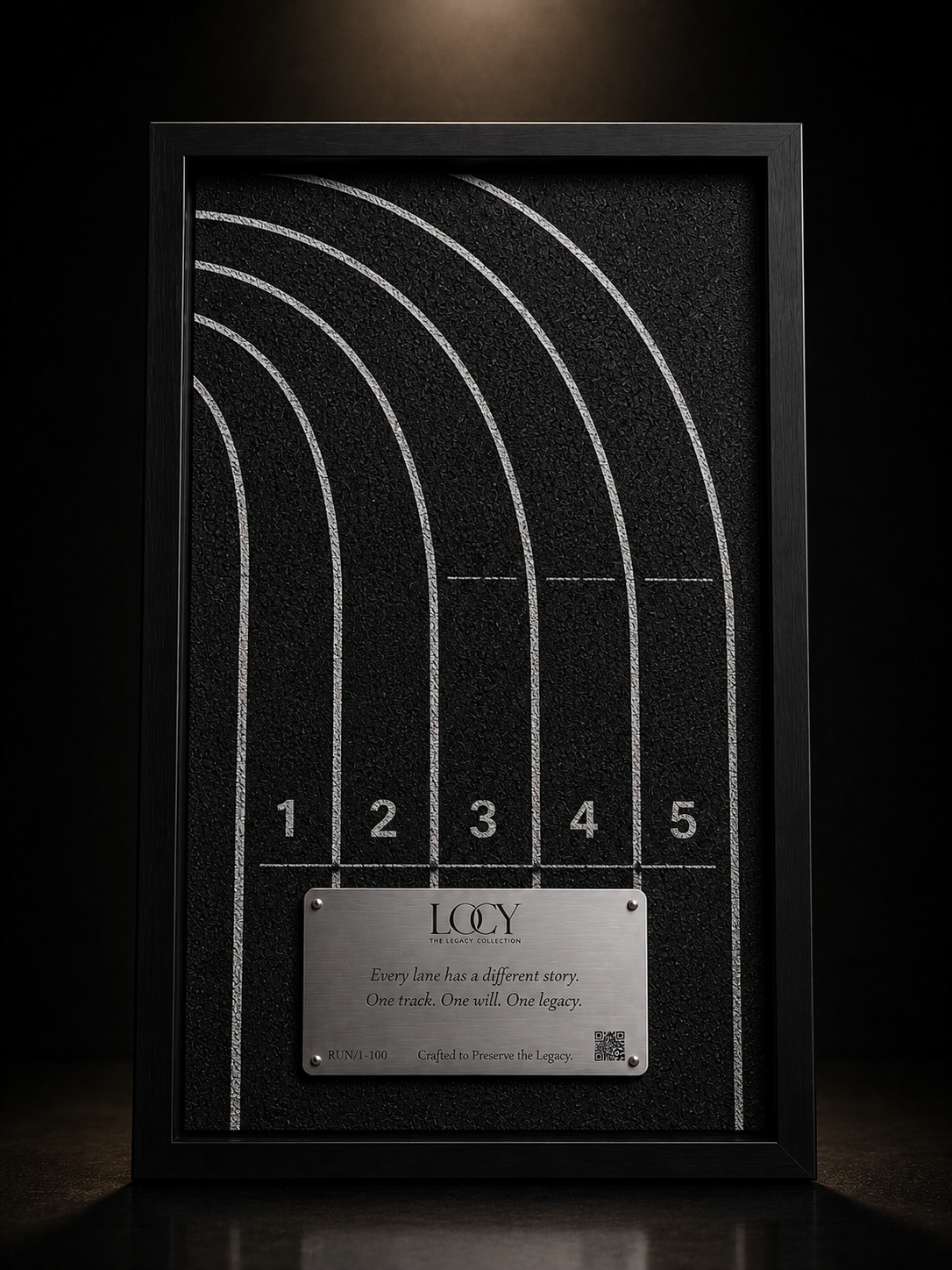 Black Running Track Legacy Frame™